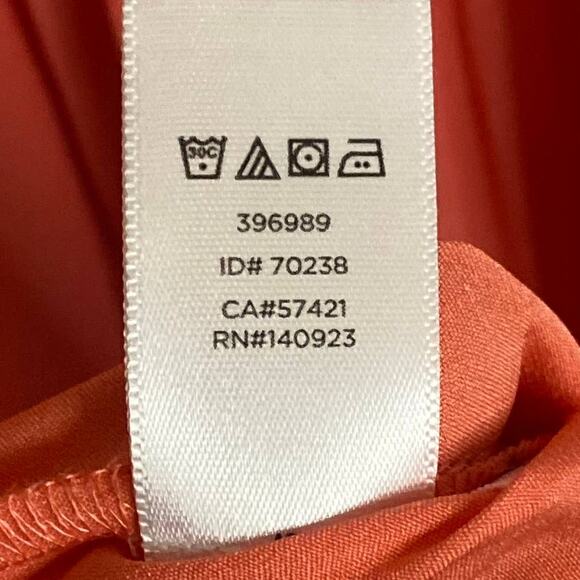 Ann Taylor Loft Coral Pink Overlay Lace Shift Crochet Chiffon Dress Size 2P - Picture 8 of 8